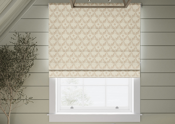 Trellis Prints, Vine and Bloom Romsey Manson - Twist&Fit Roman Blind - Image 3